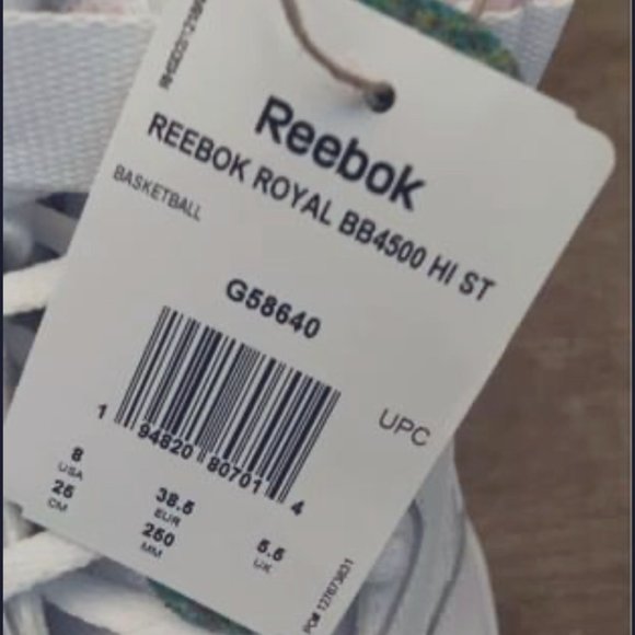 Reebok Royal Basketball Shoes Women's Size 8 - Picture 1 of 3